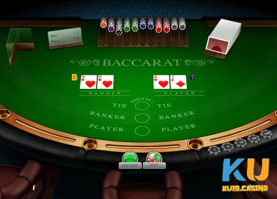 Tham gia game Baccarat tại KU19 ngay hôm nay